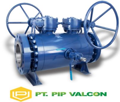 jual trunnion dbb ball valve